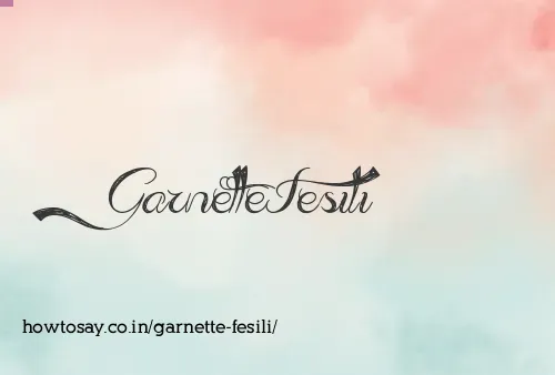 Garnette Fesili