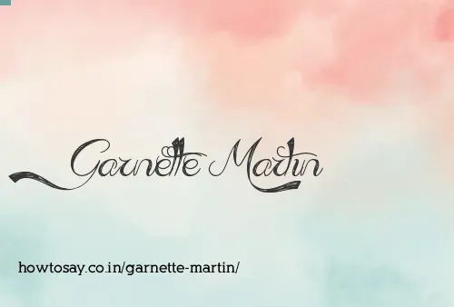 Garnette Martin