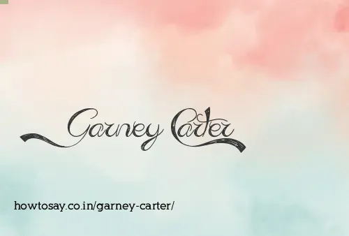 Garney Carter