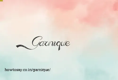 Garnique