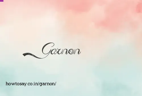 Garnon