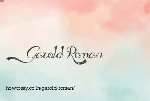 Garold Roman