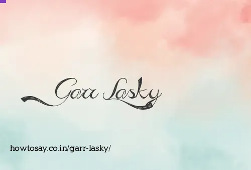 Garr Lasky