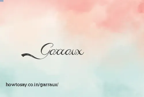 Garraux