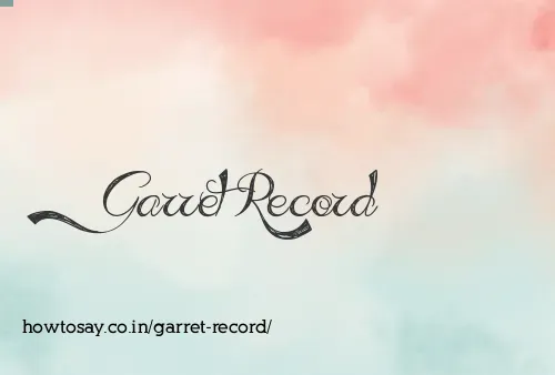 Garret Record