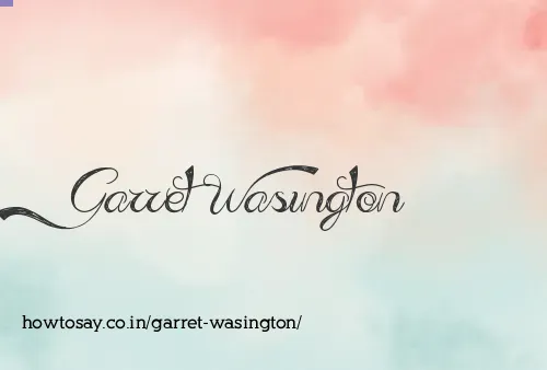 Garret Wasington