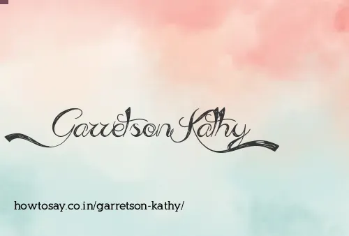Garretson Kathy