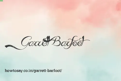 Garrett Barfoot