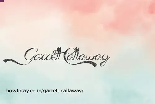 Garrett Callaway