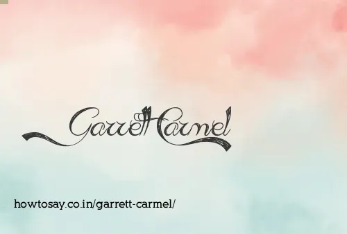 Garrett Carmel