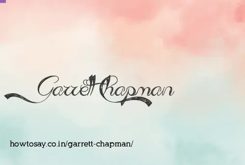 Garrett Chapman