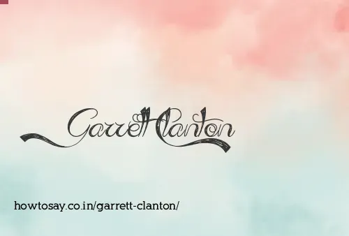 Garrett Clanton