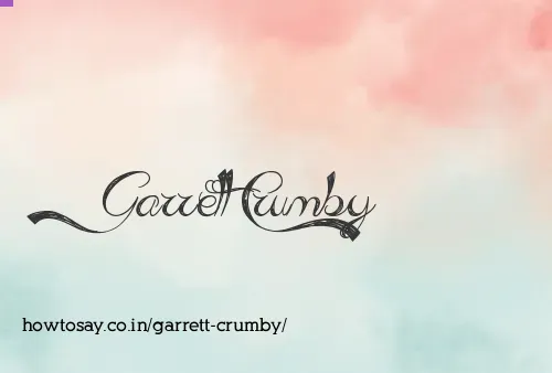Garrett Crumby