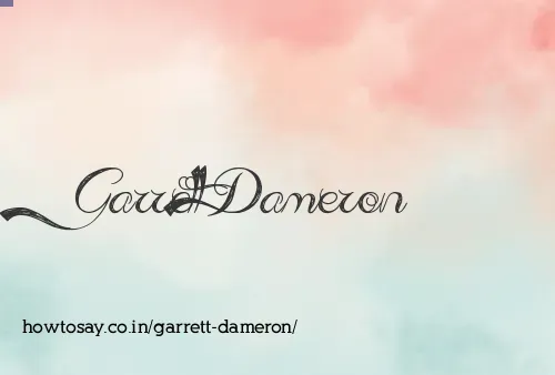 Garrett Dameron