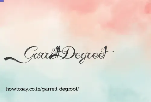 Garrett Degroot