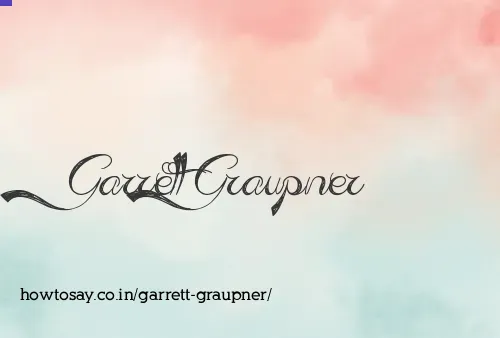Garrett Graupner
