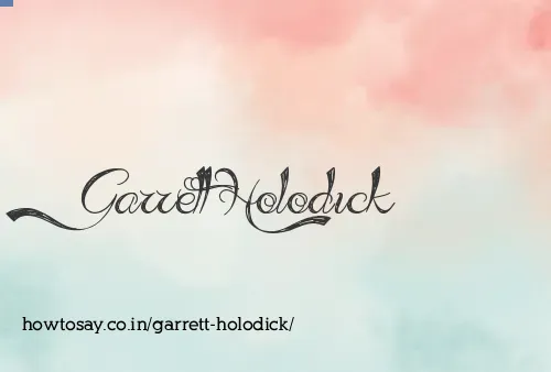 Garrett Holodick