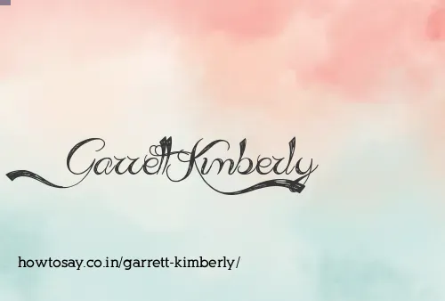 Garrett Kimberly