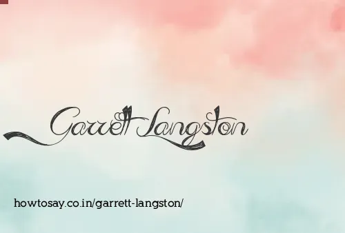 Garrett Langston