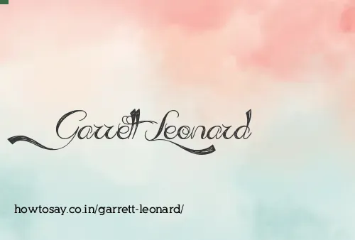 Garrett Leonard
