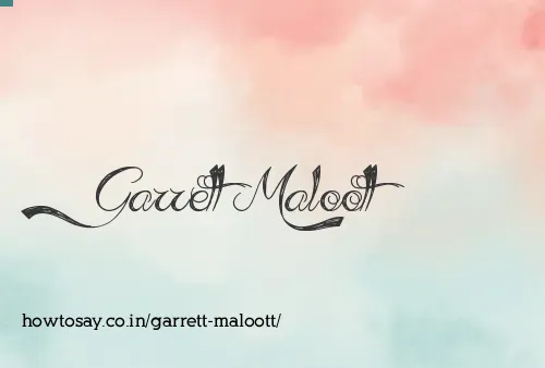 Garrett Maloott
