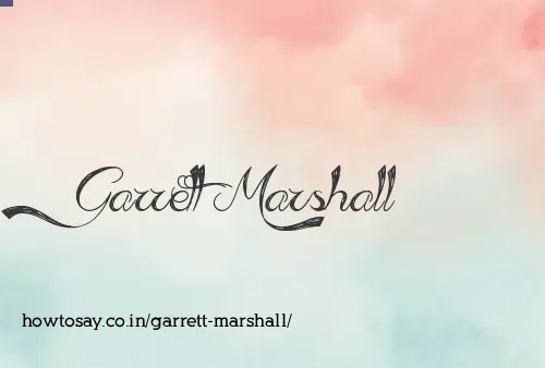 Garrett Marshall