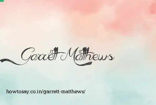Garrett Matthews