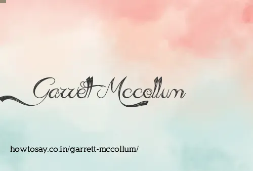 Garrett Mccollum