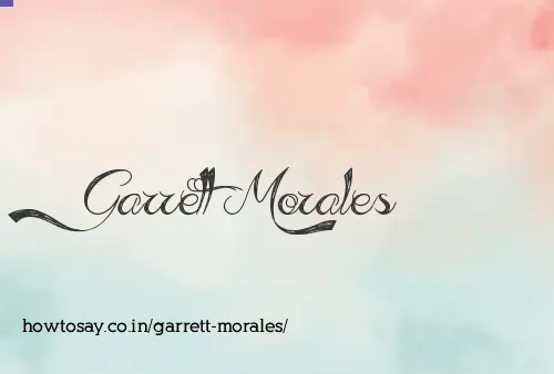 Garrett Morales