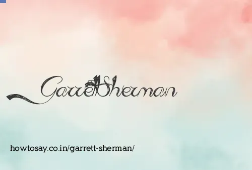 Garrett Sherman