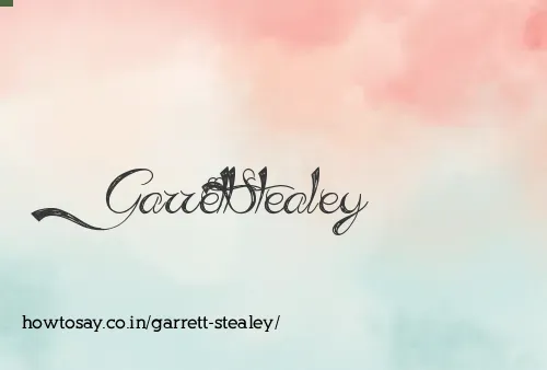 Garrett Stealey