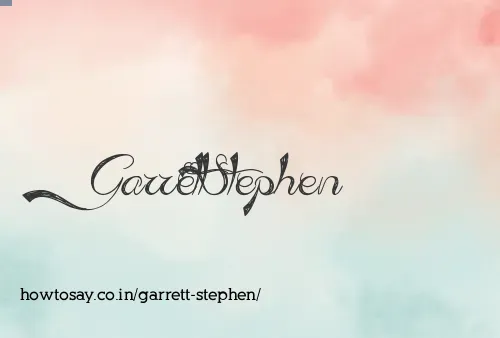 Garrett Stephen
