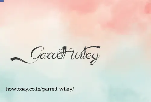 Garrett Wiley