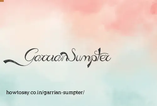 Garrian Sumpter
