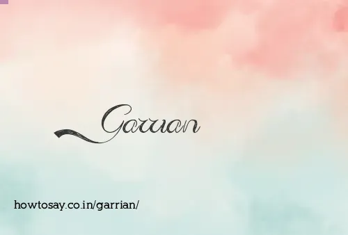 Garrian