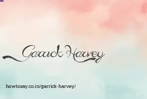 Garrick Harvey