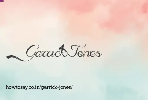 Garrick Jones