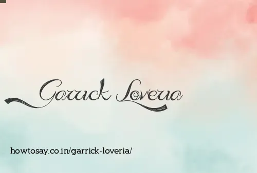 Garrick Loveria