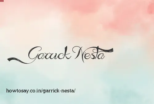 Garrick Nesta