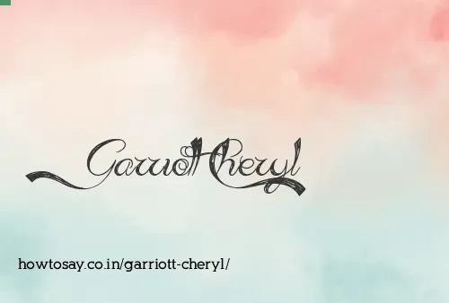Garriott Cheryl
