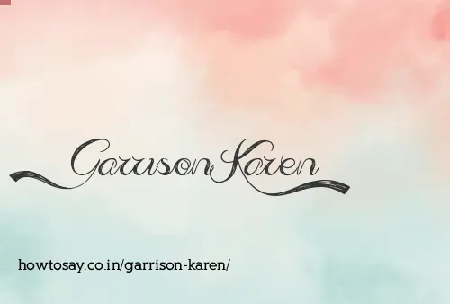 Garrison Karen