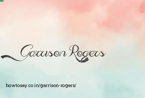 Garrison Rogers