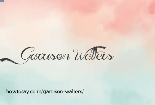 Garrison Walters