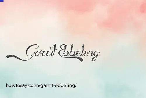 Garrit Ebbeling