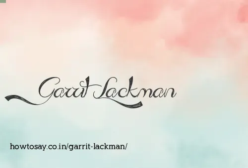 Garrit Lackman