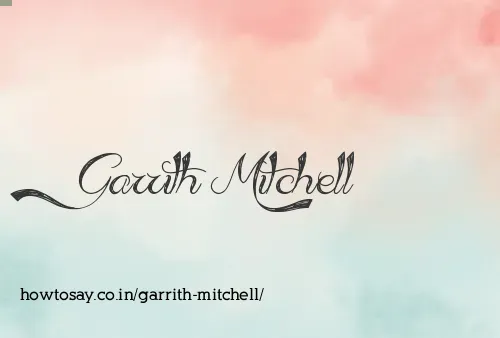 Garrith Mitchell