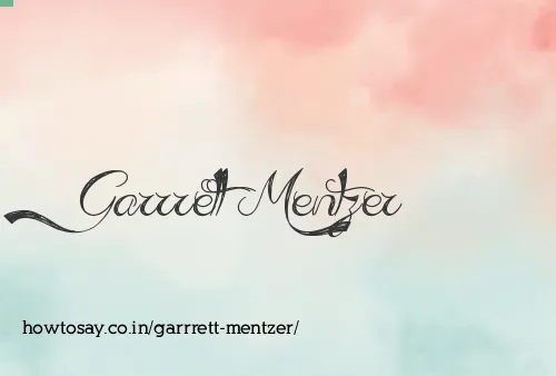 Garrrett Mentzer