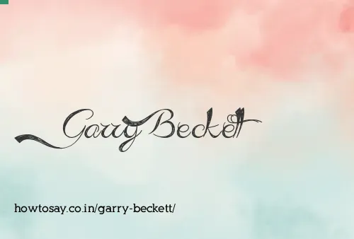 Garry Beckett