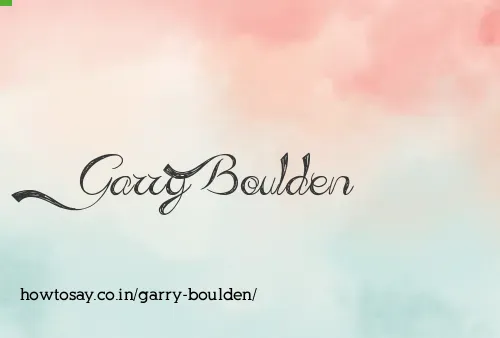 Garry Boulden