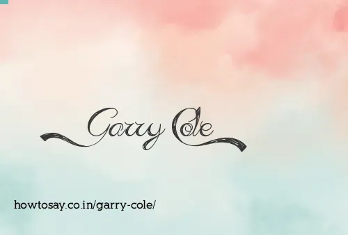 Garry Cole